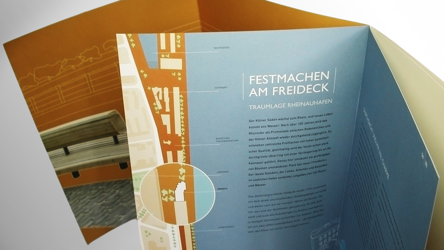 Corporate Design und Immobilienmarketing für »Freideck«