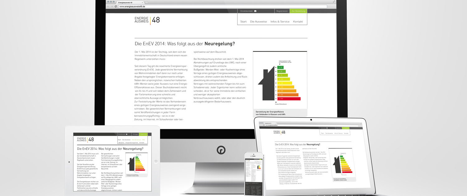 Corporate Design für Energieausweis