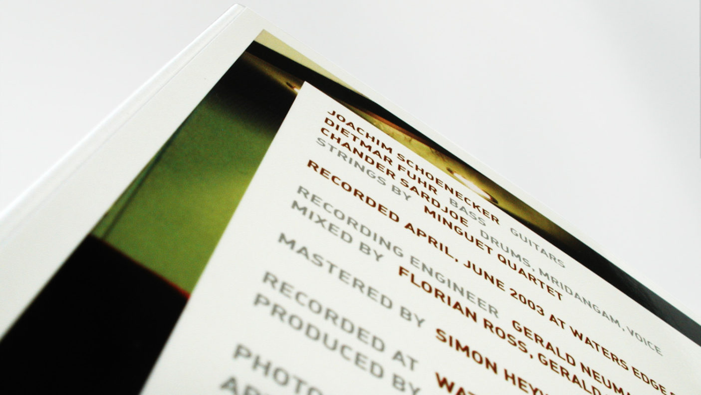 Detailansicht Musikalbum/Digipack