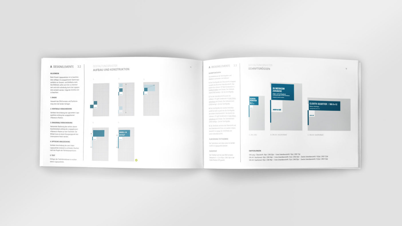 Corporate Redesign für die »moderne stadt« – Design Manual Detail