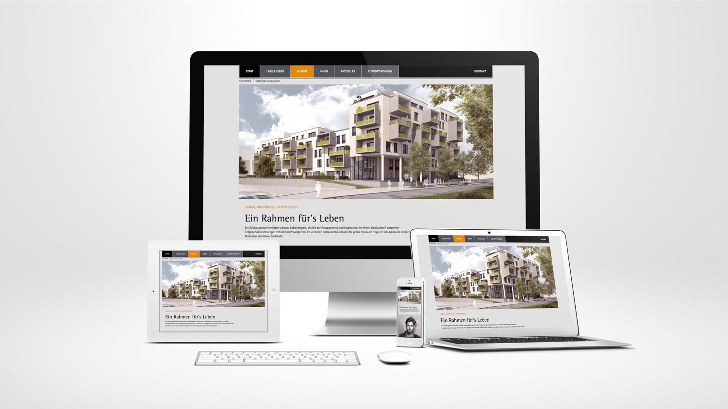 Webentwicklung und Webdesign am Beispiel der 55Frames aus Köln