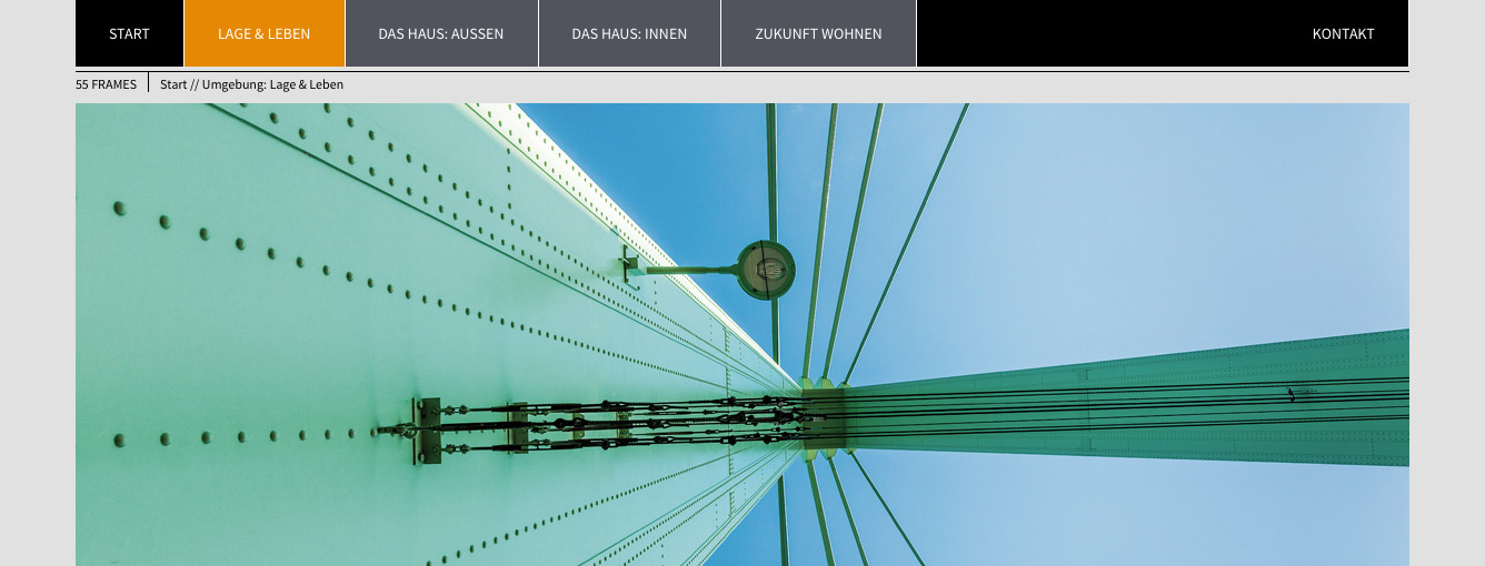 Webentwicklung und Webdesign am Beispiel der 55Frames aus Köln